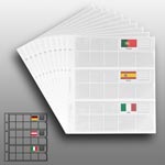 Prophila_Collection_10_Münzhüllen_für_3_komplette_€-Kursmünzensätze_für_je_8_Münzen,_mit_10_weißen_Karton-Zwischenbl._+_24_Flaggen