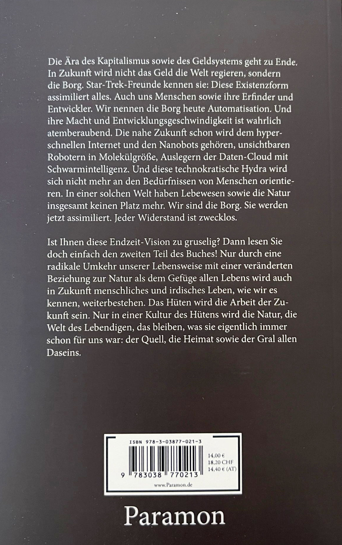 Quo vadis, homine (Wohin gehst du, Mensch?): ber die Notwendigkeit und Mglichkeit eines grundlegenden Gesellschaftswandels