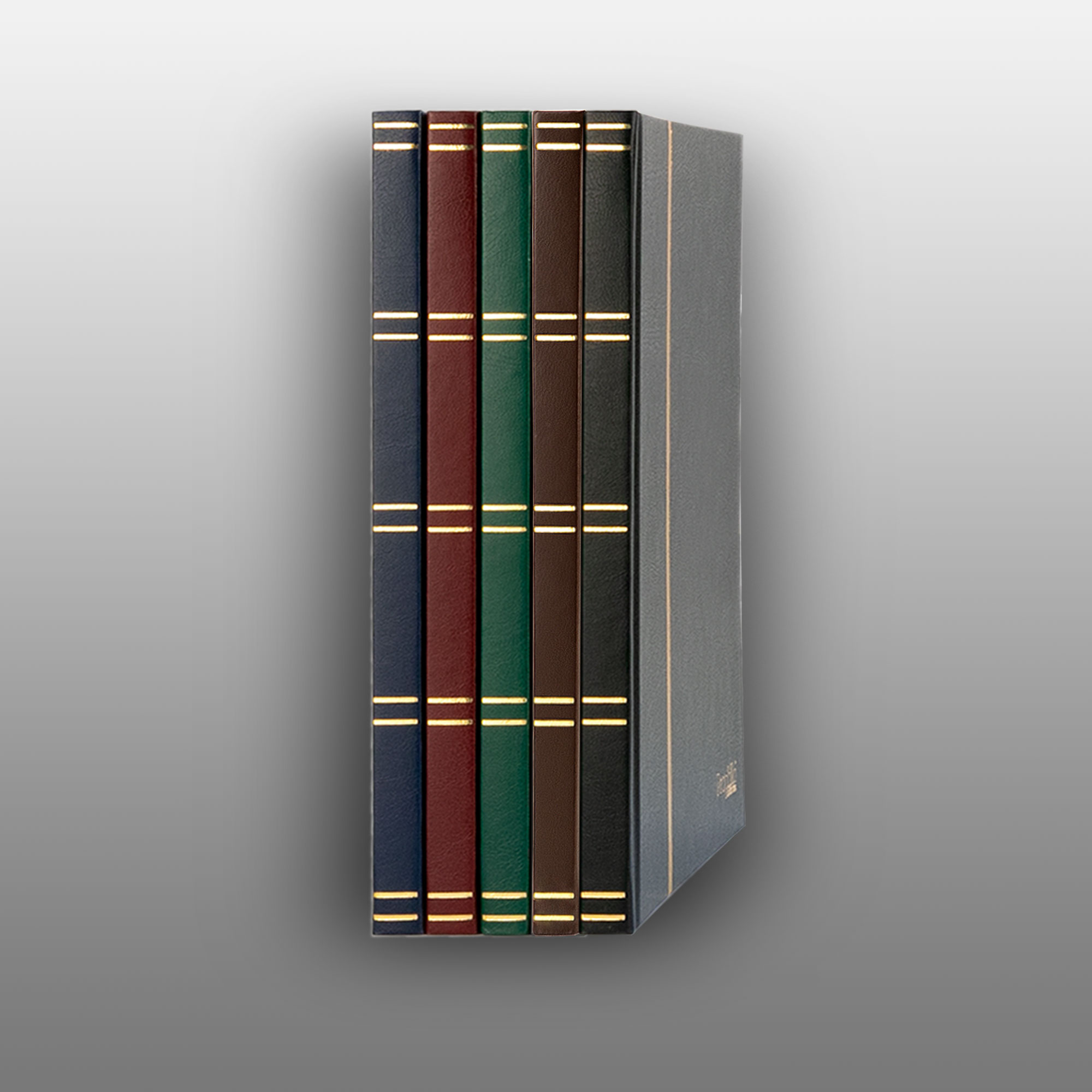 Prophila Collection 16 weie Seiten A5 Briefmarken-Einsteckbuch blau