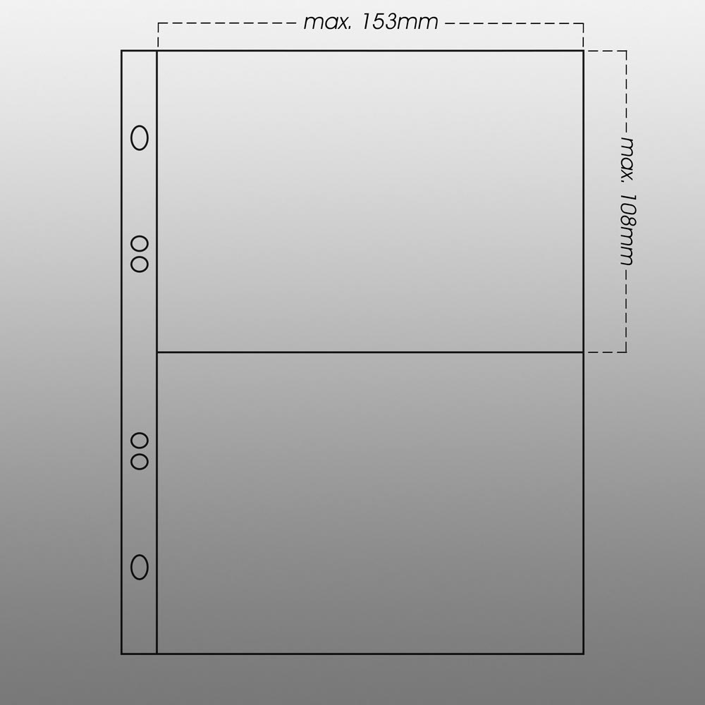 Prophila Collection Postkarten-Album (rot) mit 20 Hllen fr 40 Postkarten