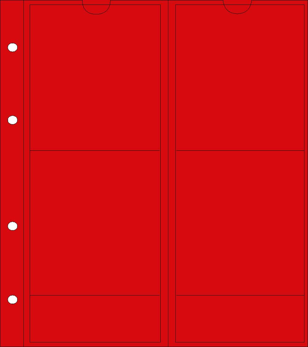 Prophila Collection 5 kleine Orden-H�llen f�r je 4 M�nzen und Medallien bis 72 mm Durchmesser