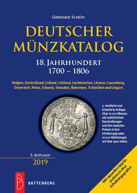 Deutscher Mnzkatalog 18. Jahrhundert - 1700  1806 / Deutschland, sterreich und Schweiz