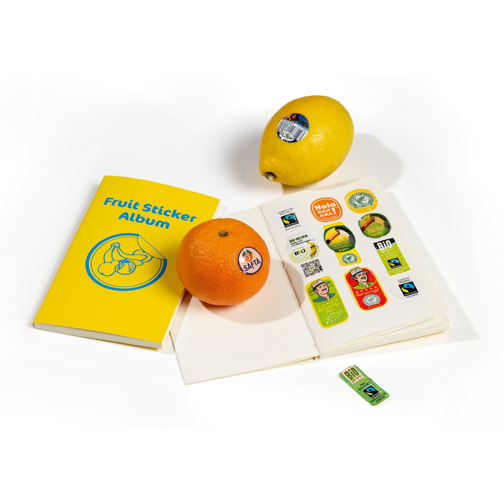 Fruit Sticker Album f�r bis zu 900 Sticker