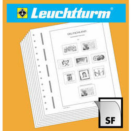 LEUCHTTURM SF-Vordruckalbum Gro�britannien 2020-2024, inkl. Schutzkassette, gr�n