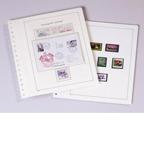 KABE Blankobl�tter Albumpapier mit schwarzer Randlinie und Netzunterdruck, 10er Pack