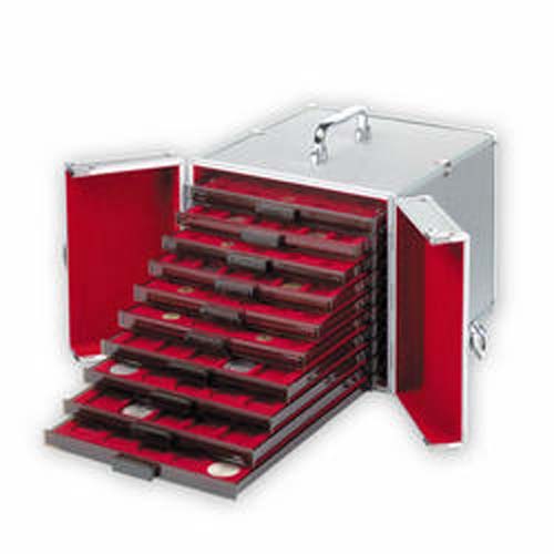 M�nzkoffer aus Aluminium CARGO MB 10, f�r 10 M�nzboxen