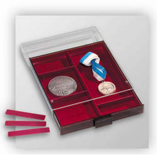 Mnzbox zur variablen Einteilung, rauchfarben