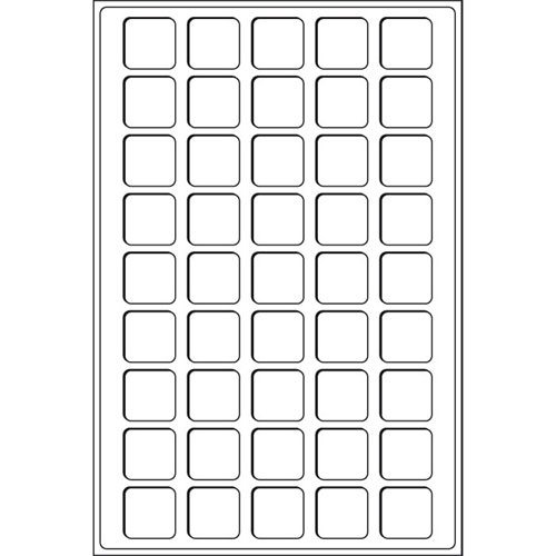 M�nztableau L f�r 45 M�nzen bis 31 mm, blau, 2er Pack