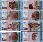 Australia 1 Aussie hasta 8 Aussies Souvenirschein Australia nueva