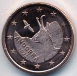 Andorre and 3 2024 Stgl./unzirkuliert 2024 5 cent Kursmünze